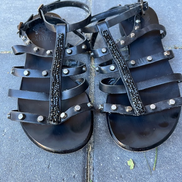 VINCE CAMUTO studded leather gladiator sandals - SIZE 5.5 - Picture 10 of 13